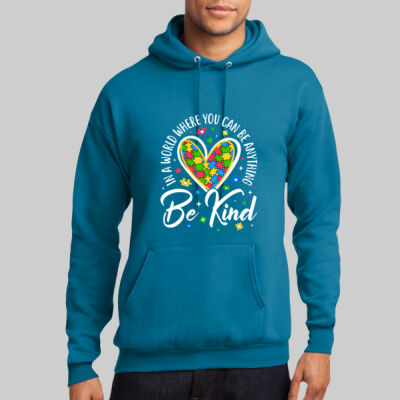 Adult - Be Kind Heart Hoodie - Autism Awareness Thumbnail