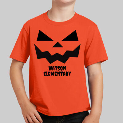 Youth T-Shirt - Jack-O'-Lantern - Black Thumbnail