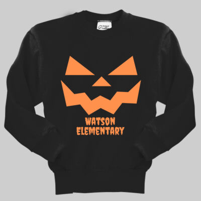 Youth Crewneck - Jack-O'-Lantern - Orange Thumbnail
