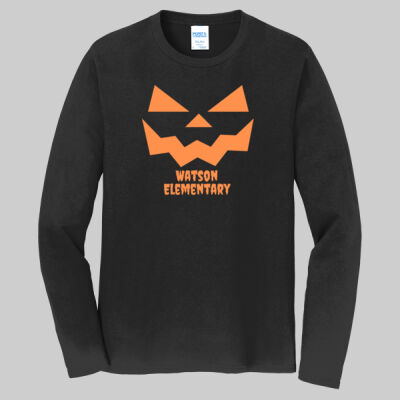 Adult Long Sleeve Shirt - Jack-O'-Lantern - Orange Thumbnail