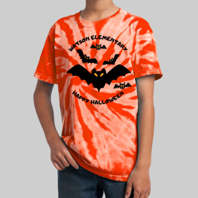 Youth Tie-Dye T-Shirt - Bats   Thumbnail