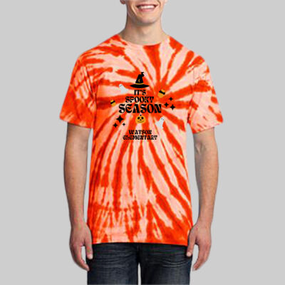 Adult Tie-Dye T-Shirt - It's Spooky Season Thumbnail