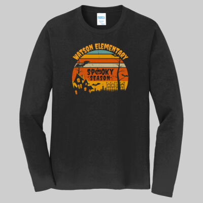 Adult Long Sleeve Shirt - Haunted House Thumbnail