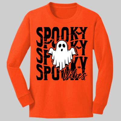 Youth Long Sleeve Shirt - Spooky Vibes Thumbnail