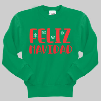Youth Crewneck - Feliz Navidad - Red Thumbnail