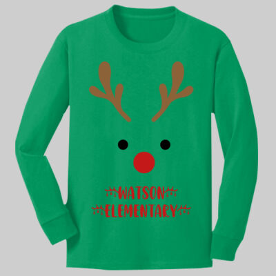 Youth Long Sleeve Shirt - Reindeer Thumbnail