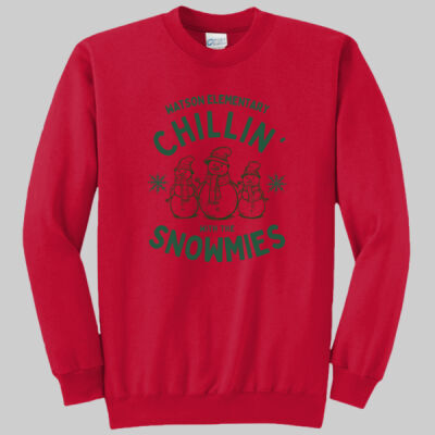 Adult Crewneck - Chillin' - Green Thumbnail