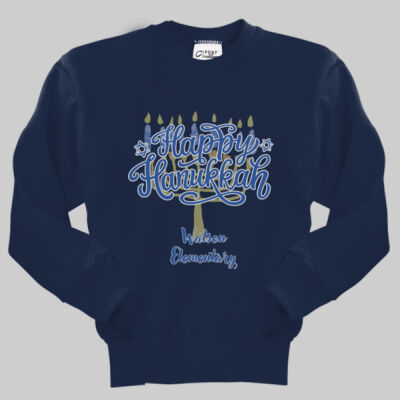 Youth Crewneck - Happy Hanukkah Thumbnail