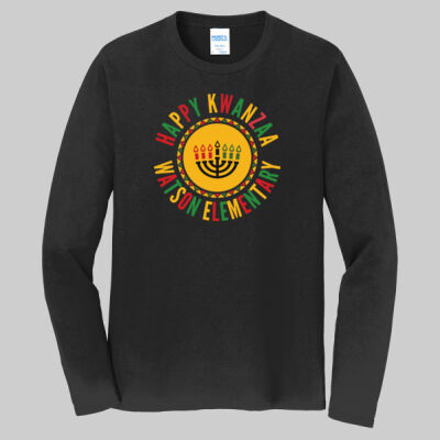 Adult Long Sleeve Shirt - Happy Kwanzaa Thumbnail