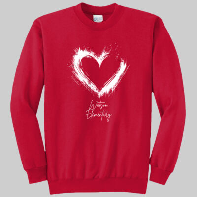 Adult Crewneck - Valentine's Heart Thumbnail