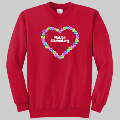 Adult Crewneck - Candy Hearts Thumbnail