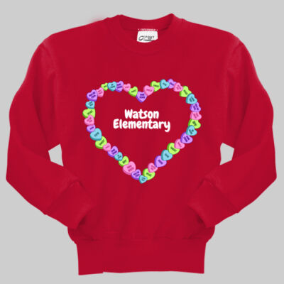 Youth Crewneck - Candy Hearts Thumbnail