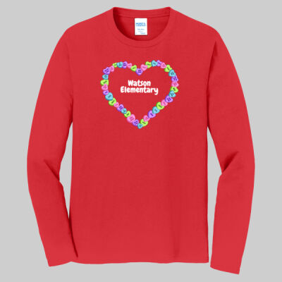Adult Long Sleeve Shirt - Candy Hearts Thumbnail