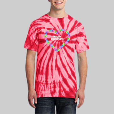 Adult Tie-Dye T-Shirt - Candy Hearts Thumbnail