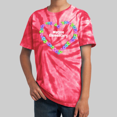 Youth Tie-Dye T-Shirt - Candy Hearts Thumbnail