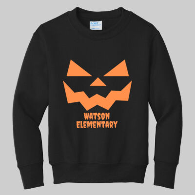 Youth Crewneck - Jack-O'-Lantern - Orange Thumbnail