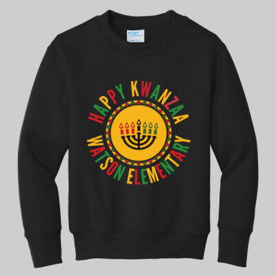 Youth Crewneck - Happy Kwanzaa Thumbnail