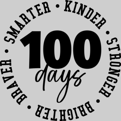 100 Days Circle - White Thumbnail