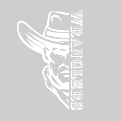 Wranglers Face - White Thumbnail